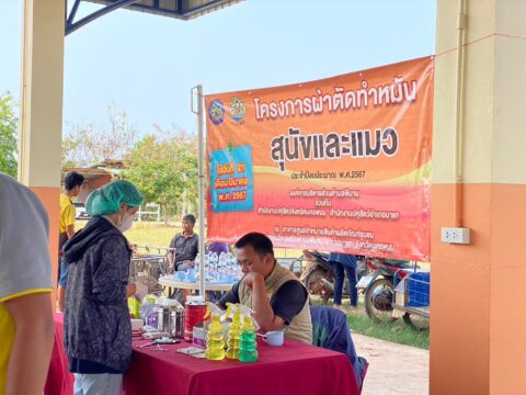 องค์การบริหารส่วนตำบลพิมาน ร่วมกับสำนักงานปศุสัตว์จังหวัดนครพนม และสำนักงานปศุสัตว์อำเภอนาแก จัดทำโครงการผ่าตัดทำหมันสุนัขและแมว ประจำปีงบประมาณ พ.ศ.2567 เมื่อวันที่ 21 มีนาคม 2567 ณ อาคารศูนย์จำหน่ายผลิตภัณฑ์ชุมชน โดยมีผู้นำสุนัขและแมวมาใช้บริการ แยกดังนี้ สุนัขจำนวน 19 ตัว แมวจำนวน 21 ตัว รวมทั้งสิ้น 40 ตัว